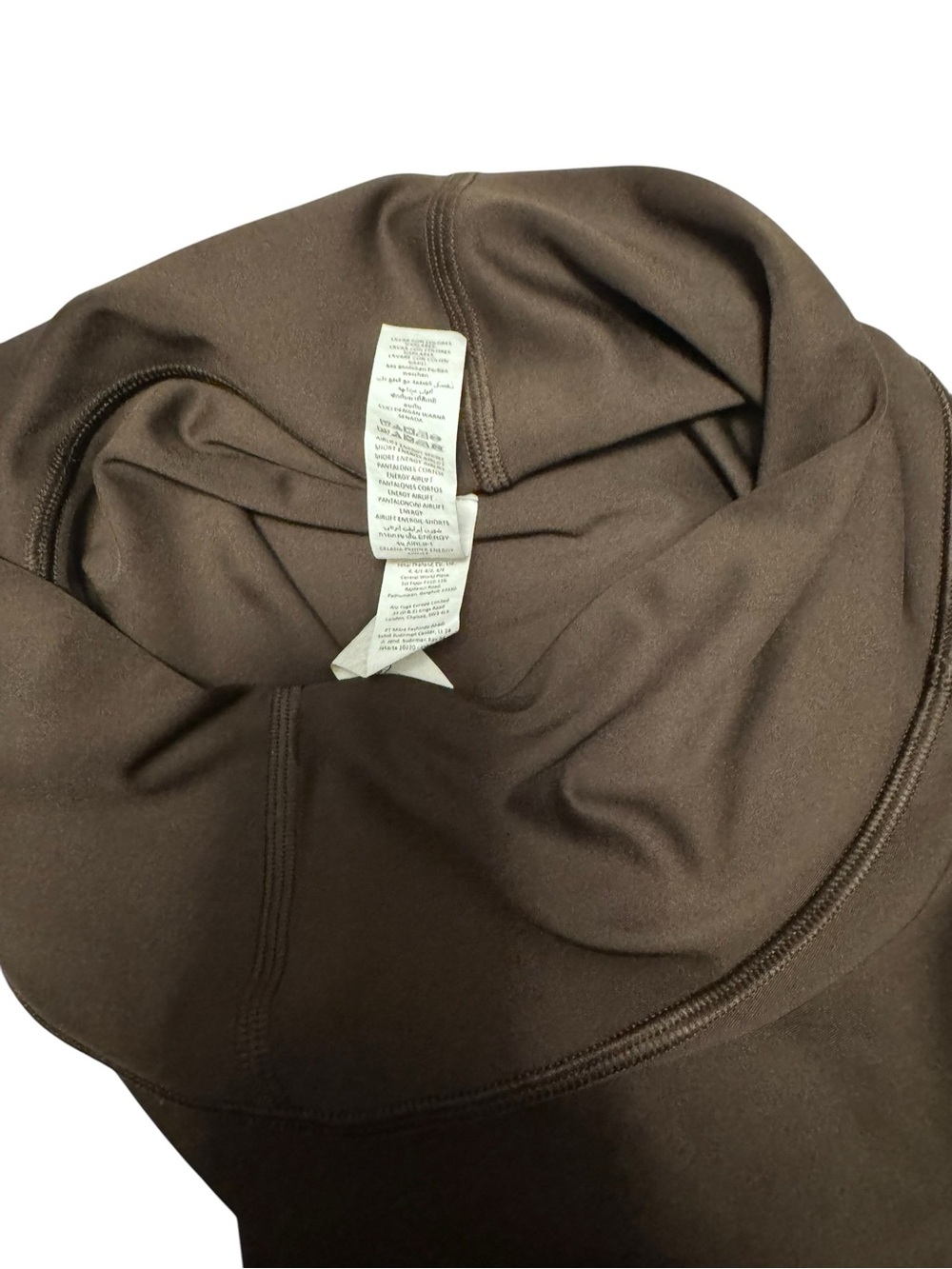 ALO Yoga High-Rise Brown Athletic Bike Shorts - Picture 8 of 10